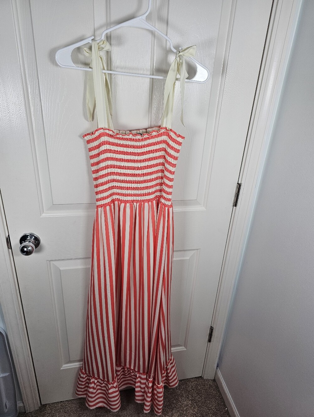 Summersalt Nautical Beachy Stripped Summer Maxi Dress Size M